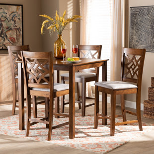 Harlow 5 piece pub table and chair discount set